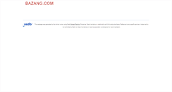 Desktop Screenshot of bazang.com